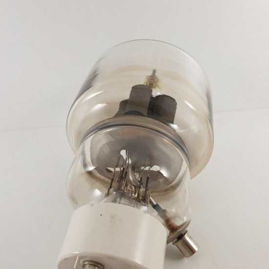 1 X 304TL / VT129 EIMAC TUBE. MODERN PLATES. 1950s. USED. 7U  ENA