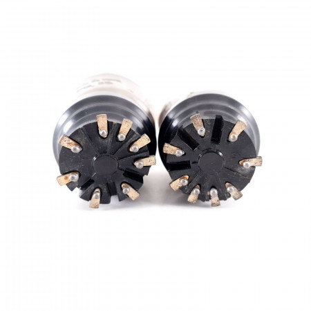 2 X AZ1 MINIWATT TUBE. GREY PLATES. 1950s PRODUCTION. NOS. AK  ENA