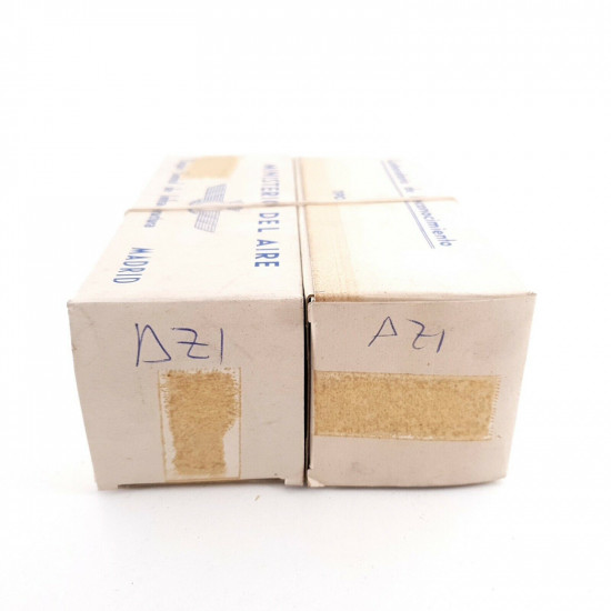 2 X AZ1 MINIWATT TUBE. GREY PLATES. 1950s PRODUCTION. NOS. AK  ENA