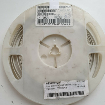 10 x 180K 1/8W 1% 100PPM SMD PHILIPS RESISTOR. (R469) CA395U3000F290721