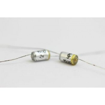 STYROFLEX CAPACITOR SIEMENS 1500pF 50V 2.5% NOS 5PC. CA45U2000+F021015
