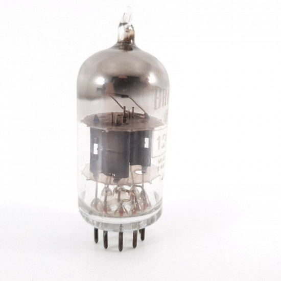 1 X 12AT7 BRIMAR TUBE. 1960s PROD. 132/116%. CF  ENA