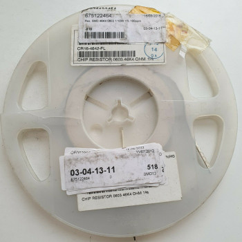 10 x 46.4K 1/10W 1% 100PPM SMD ASJ RESISTOR. (R472) CA395U500F290721