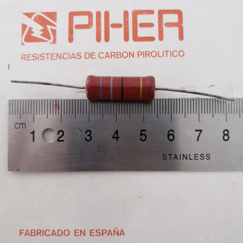 1 X 2W 68R 5% 1970s VINTAGE PIHER RESISTOR. NOS. C1816U150F280121