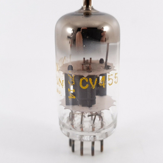1 X CV455 / ECC81 UNITED TUBE. 1970s PROD. 87/93%. CF  ENA