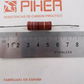 1 X 2W 18R 5% 1970s VINTAGE PIHER RESISTOR. NOS. C1816U150F280121