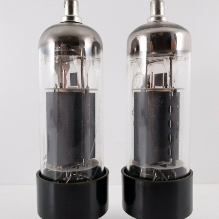 2 X PL36 VALVO TUBE. MATCHED PAIR. 80/81%. 3. CH47