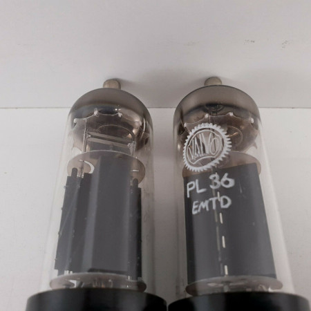2 X PL36 VALVO TUBE. MATCHED PAIR. 80/81%. 3. CH47