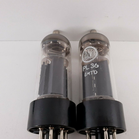 2 X PL36 VALVO TUBE. MATCHED PAIR. 80/81%. 3. CH47