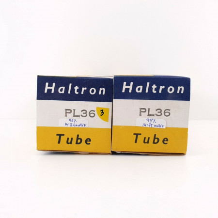 2 X PL36 HALTRON TUBE. MATCHED PAIR. 93/92%. 3. CH47