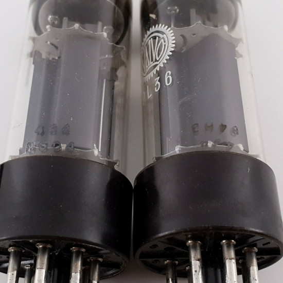 2 X PL36 VALVO TUBE. B-CODES. MATCHED PAIR. 99/102%. 4. CH47