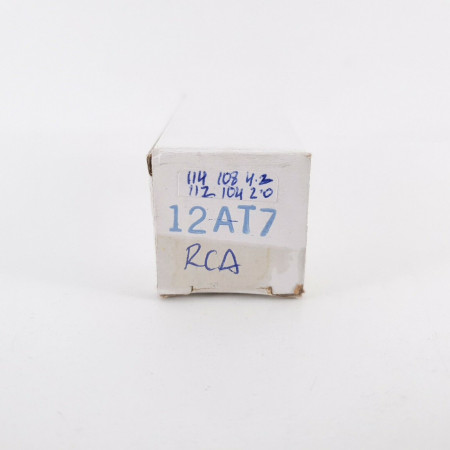 1 X 12AT7 RCA TUBE. 1960s PROD. 114/112%. CF  ENA