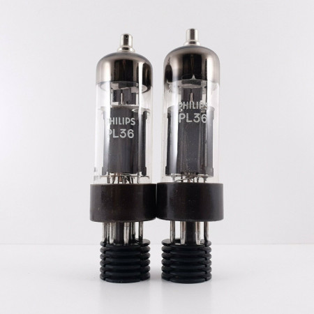 2 X PL36 PHILIPS TUBE. B-CODES. MATCHED PAIR. 5. CH47