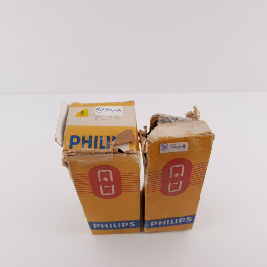2 X PL36 PHILIPS TUBE. B-CODES. MATCHED PAIR. 5. CH47