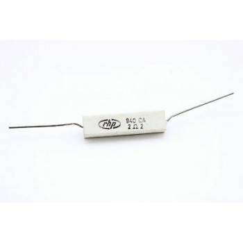 CEMENTED CERAMIC RESISTOR 2,2OHM 8W 940CA AXIAL NOS (New Old Stock) *1PC* U34
