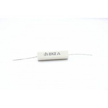 CEMENTED CERAMIC RESISTOR 8,2 K 8W DH AXIAL NOS (New Old Stock) *1PC* U67
