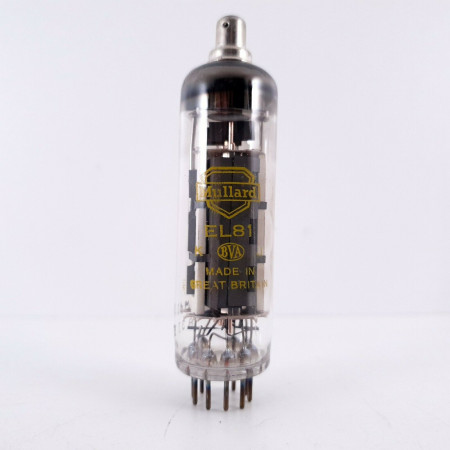 1 X EL81 MULLARD TUBE. 1960s PRODUCTION. 3 MICA. HIGH GAIN. 170%. 26. CH32