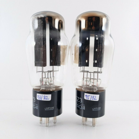 2 X 5Z3 HITACHI TUBE. 1950s JAPANESE PRODUCTION. MATCHED & BALANCED PAIR CT  ENA