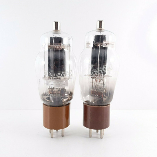 2 X 807 COSSOR TUBE. BLACK PLATES. USA. NOS/NIB.  CT  ENA