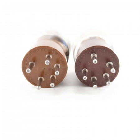 2 X 807 COSSOR TUBE. BLACK PLATES. USA. NOS/NIB.  CT  ENA