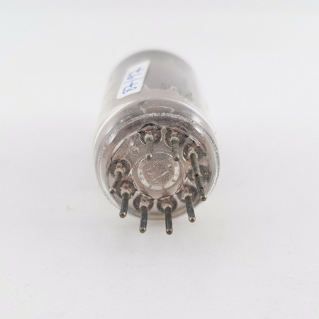 1 X ECC83 RCA TUBE. SIEMENS PRODUCTION. 17MM GREY LADDER PLATES. 1960s.  CT  ENA