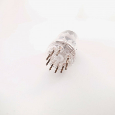 1 X ECC83 PHILIPS TUBE. RTC BRANDED. 1960s PROD DIMPLE GETTER. 116/108%. AA  ENA