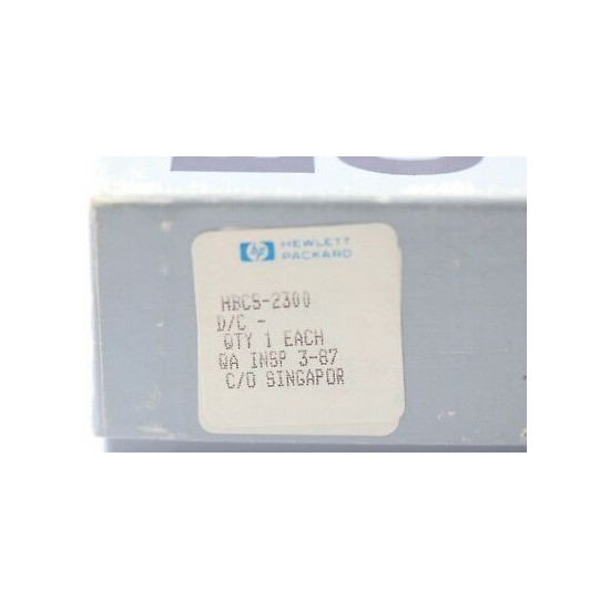 HEWLETT PACKARD HBC5-2300 LOW CURRENT BAR CODE WAND NOS/NIB. RC1