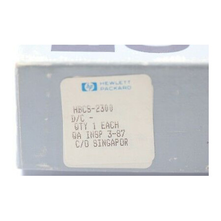 HEWLETT PACKARD HBC5-2300 LOW CURRENT BAR CODE WAND NOS/NIB. RC1