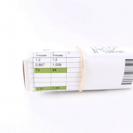 1 X ECC83 POPE TUBE. 1960s PHILIPS PROD. USED. 72/84% AF  ENA