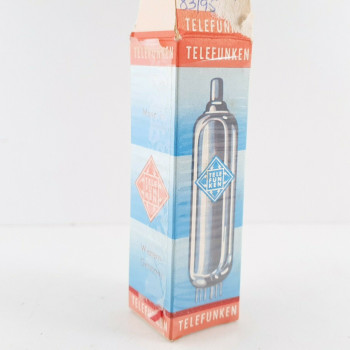 1 X ECC83 TUBE. TELEFUNKEN BRAND. SMOOTH PLATES. DIAMOND MARK. CK  ENA 2