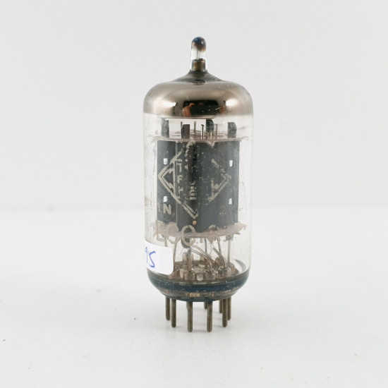1 X ECC83 TUBE. TELEFUNKEN BRAND. SMOOTH PLATES. DIAMOND MARK. CK  ENA