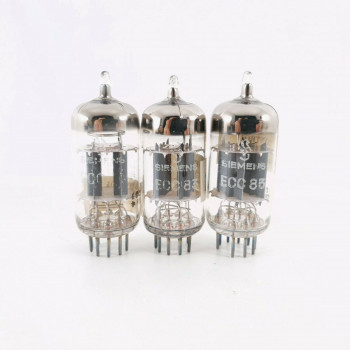 3 X ECC83 TUBE. SIEMENS BRAND. 1960s Siemens und Halske PRODUCTION. CJ  ENA 2