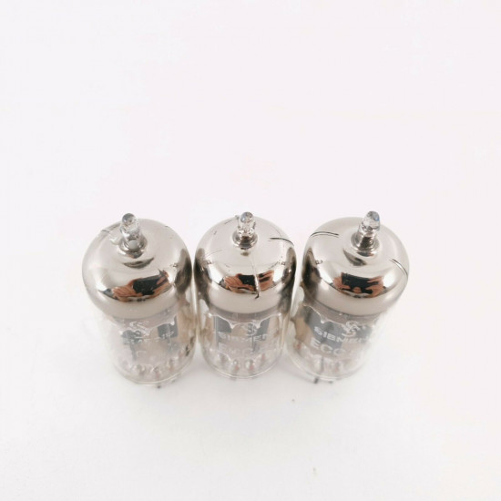 3 X ECC83 TUBE. SIEMENS BRAND. 1960s Siemens und Halske PRODUCTION. CJ  ENA