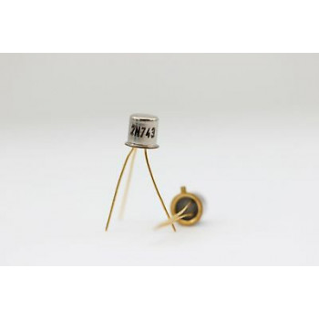 2N743 GOLD TRANSISTOR NOS( New Old Stock ) 1PC. C274U13F040717