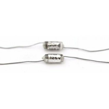 STYROFLEX CAPACITOR MELODIAL 120pF 125V 5% NOS 3PC. CA242U1250U190417