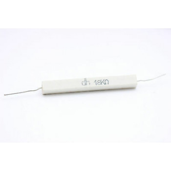 CEMENTED CERAMIC RESISTOR 18K 15W DH AXIAL NOS (New Old Stock) *1PC* U38