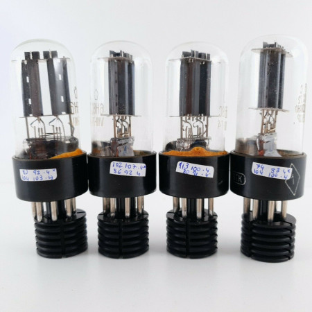 4 X 6H8C / 6SN7GT TUBE. RUSSIAN PRODUCTION. T PLATES. 2 MATCHED PAIRS.  CT  ENA