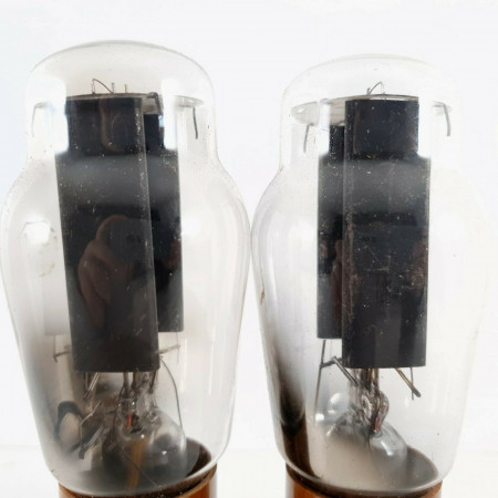 2 X 5R4 TUBE. RCA BRAND. BROWN BASE. BLACK PLATES. CA  ENA