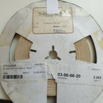 10 x 549R 1/4W 1% 100PPM SMD RESISTOR. CA391U2200F010721