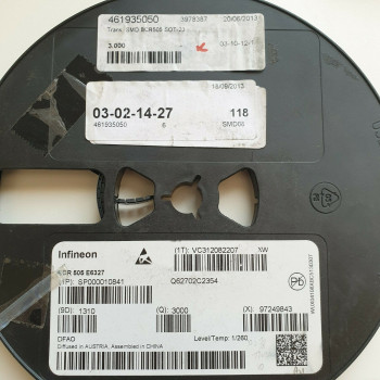 3 x BCR505 SMD INFINEON TRANSISTOR. CA391U100F010721