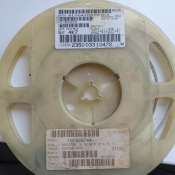 10 x 4.7K 0.031W 5% SMD PHILIPS RESISTOR. CA391U1500F010721