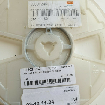 10 x 7.32K 0.0625W 1% 100PPM SMD FARNELL ELEMENT14 RESISTOR. CA391U80F010721