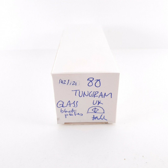 1 X 80 TUNGSRAM TUBE. BLACK PLATES. 1950s PROD. 142/121%. AG  ENA
