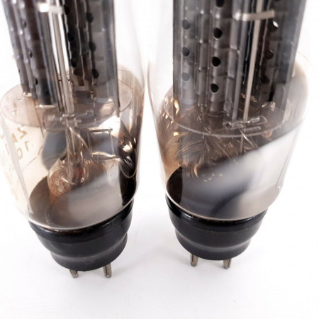 2 X VU39 TUBE. BLACK PLATES. 1940s PROD. AG  ENA