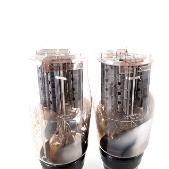 2 X VU39 TUBE. BLACK PLATES. 1940s PROD. AG  ENA