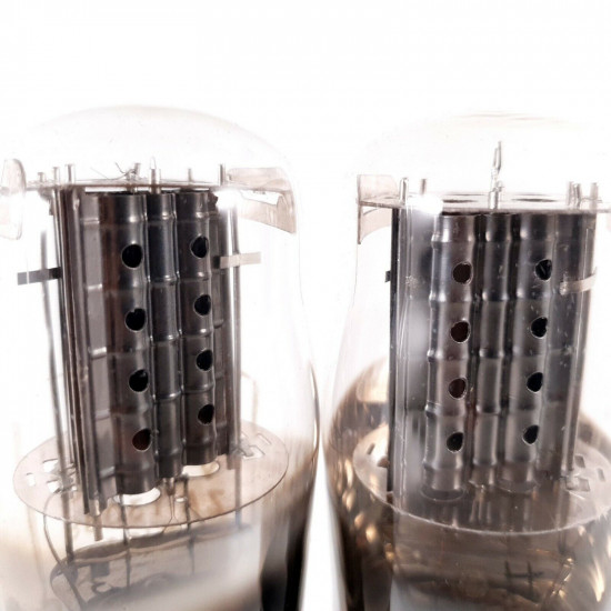 2 X VU39 TUBE. BLACK PLATES. 1940s PROD. AG  ENA