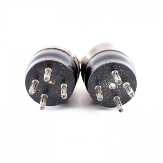 2 X VU39 TUBE. BLACK PLATES. 1940s PROD. AG  ENA