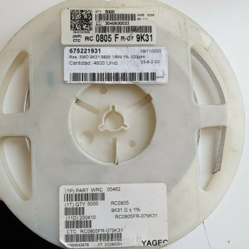 10 x 9.31K 1/8W 1% 100PM SMD YAGEO RESISTOR. CA391U3000F010721