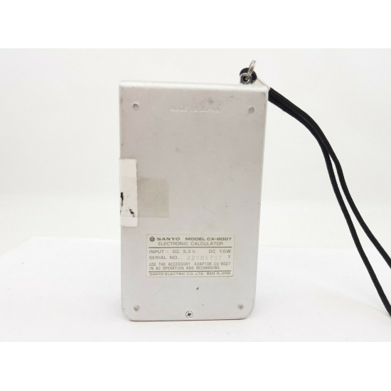 CALCULADORA - CALCULATOR. SANYO CX-8007.  COD$*58A -
