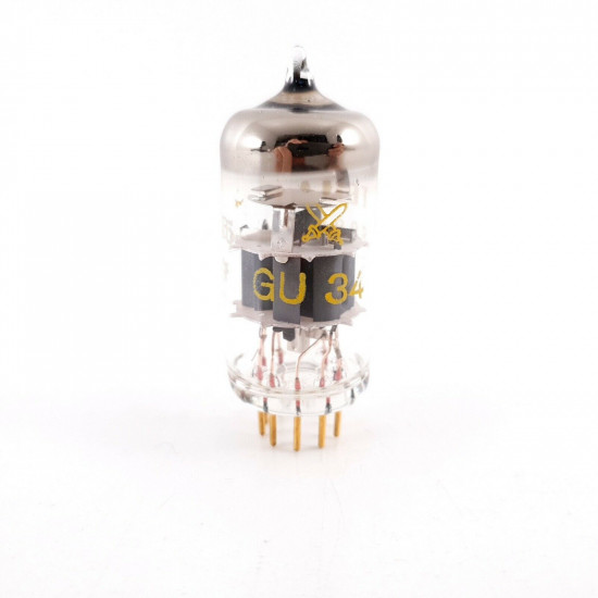 1 X E88CC TESLA TUBE. 1970s PRODUCTION. GOLD PIN.  114/85%. CH139